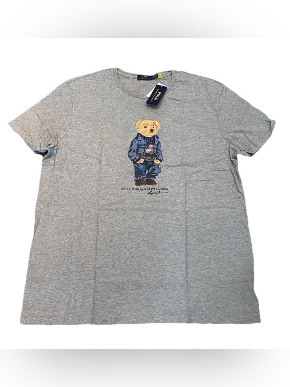 Polo Ralph Lauren USA Denim Bear Tee T-Shirt